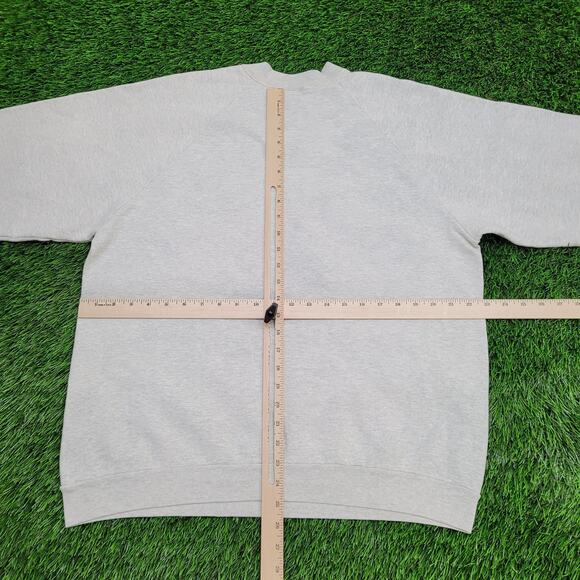Vintage 90s London England Sweatshirt XL 23x26 Gray - Picture 4 of 13